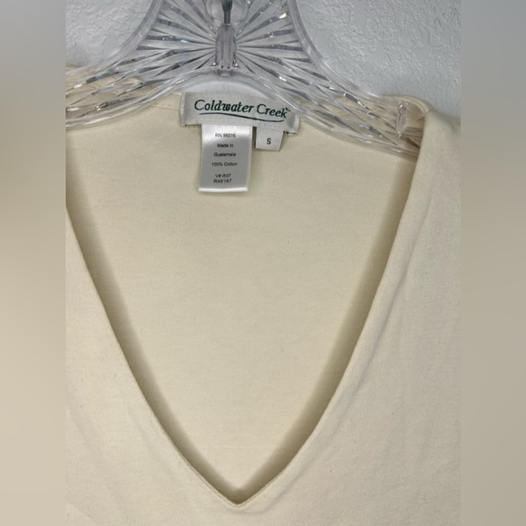 Coldwater Creek Women’s V Neck Size Small - Picture 3 of 4